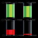 Abstract Batteries with Green and Red Charge Levels